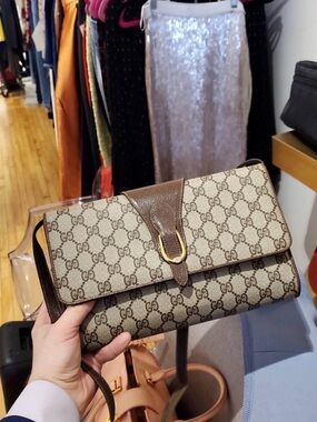 Pre-Owned Vintage GUCCI GG Supreme Shoulder Bag